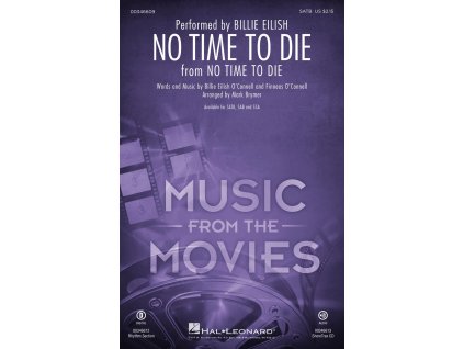 12508 no time to die billie eilish satb a klavir akordy
