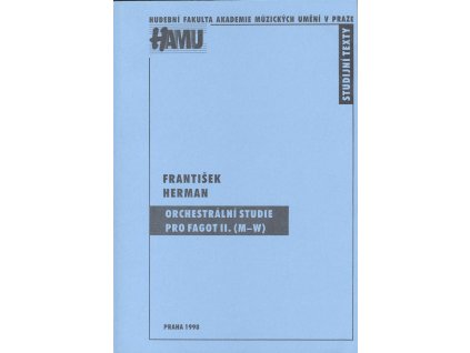 24085 orchestralni studie pro fagot ii m w frantisek herman
