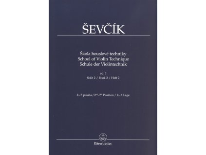1462 otakar sevcik opus 1 skola houslove techniky sesit 2 2 7 poloha