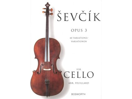 7381 otakar sevcik opus 3 40 variations for cello violoncello