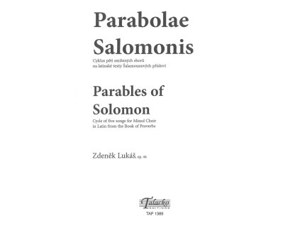 27583 parabolae salomonis op 44 by zdenek lukas satb a cappella