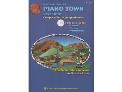 5680 piano town level 1 3x cd lessons technic performance