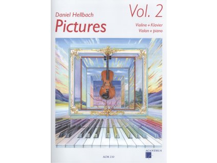 11842 pictures 2 by daniel hellbach cd housle a klavir