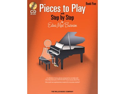835 pieces to play 5 by edna mae burnam cd mirne narocnejsi skladby pro klavir