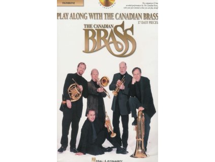 17119 play along with the canadian brass easy audio online trombon