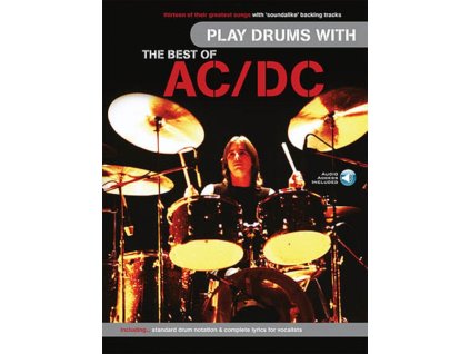 16213 play drums with the best of ac dc audio online 13 skladeb pro bubeniky