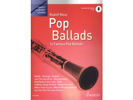 11830 pop ballads audio online klarinet a klavir
