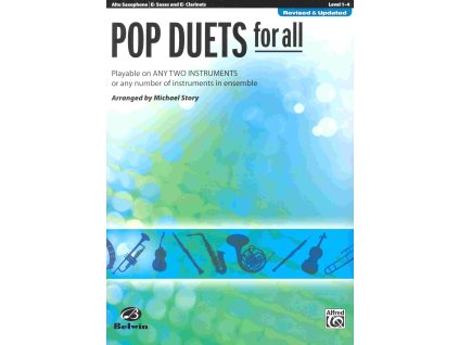 20638 pop duets for all revised and updated level 1 4 alt saxofon eb klarinet