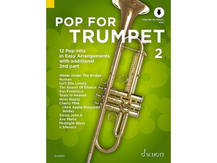 17953 pop for trumpet 2 audio online 12 popularnich hitu pro jednu nebo dve trumpety