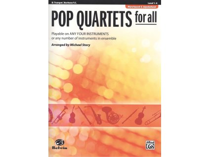 10324 pop quartets for all revised and updated level 1 4 trumpeta