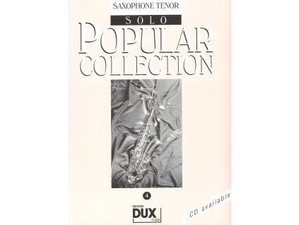 2857 popular collection 4 solo book tenorovy saxofon
