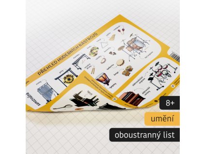 17200 prehled hudebnich nastroju audio online oboustranny list a4 pro deti