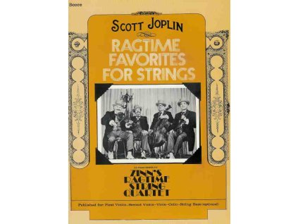 19285 ragtime favorites string quartet partitura