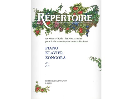 20275 repertoire for music school 2 klavir