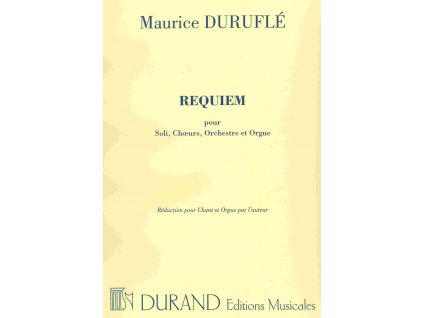 23845 requiem op 9 by maurice durufle satb organ