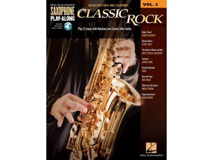 5191 saxophone play along 2 classic rock audio online altovy tenorovy saxofon