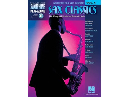 3811 saxophone play along 4 sax classics audio online altovy tenorovy saxofon