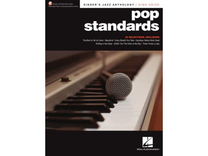 13882 singer apos s jazz anthology pop standards audio online zpev vyssi hlas a klavir