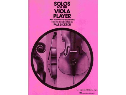 26317 solos for the viola player viola a klavir