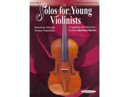 25987 solos for young violinists 6 housle a klavir