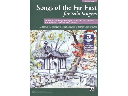 14053 songs of the far east for solo singers cd zpev nizsi hlas a klavir