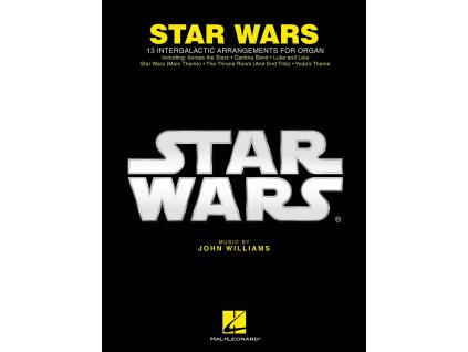 5806 star wars 13 intergalactic arrangements for organ varhany