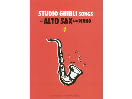 18022 studio ghibli songs 1 altovy saxofon a klavir