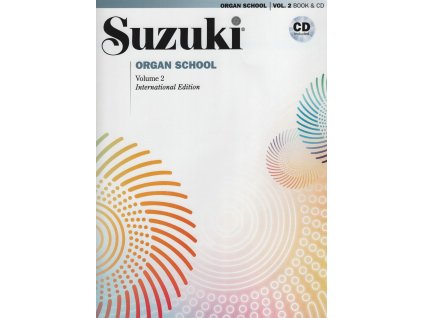 12634 suzuki organ school 2 cd skola hry na varhany