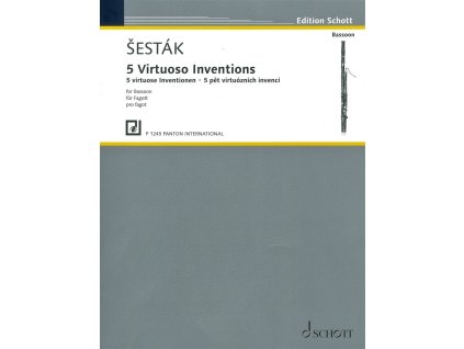 17149 sestak pet virtuoznich invenci pro fagot