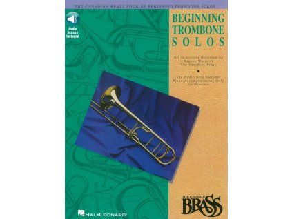 18253 the canadian brass beginning solos audio online trombon pozoun a klavir