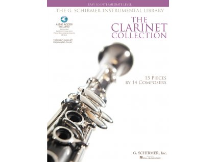 22492 the clarinet collection easy intermediate audio online klarinet a klavir