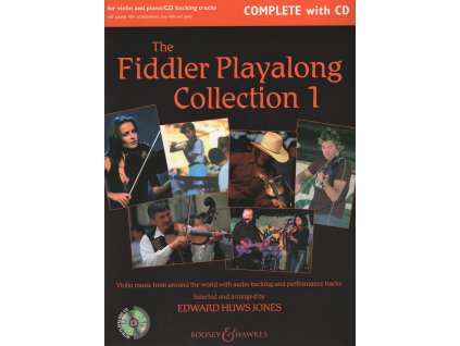 13693 the fiddler playalong collection 1 cd housle a klavir