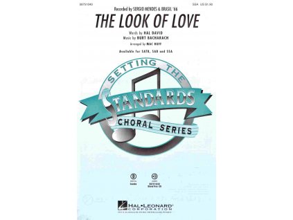 27628 the look of love ssa piano chords