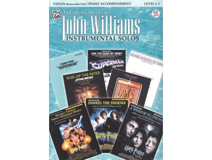 7624 the very best of john williams instrumental solos cd housle a klavir