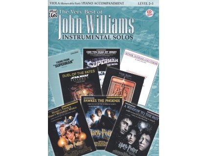10873 the very best of john williams instrumental solos cd viola a klavir