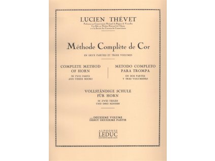 16033 thevet complete method of horn volume 2 skola hry na lesni roh druhy dil