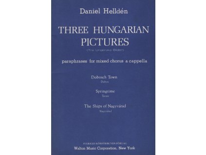 18691 three hungarian pictures collection satb a cappella