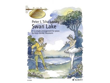 16012 tchaikovsky swan lake op 20 labuti jezero klavir ve snadnem slohu