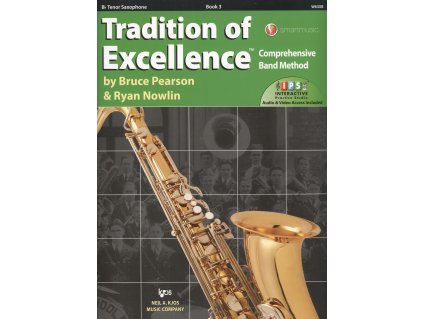5935 tradition of excellence 3 audio video online tenorovy saxofon