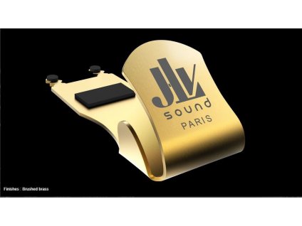 JLV kryt na kaučukovú hubičku na tenor saxofón, kartačovaná mosadz