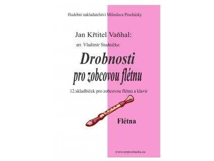 6892 vanhal drobnosti pro zobcovou fletnu a klavir
