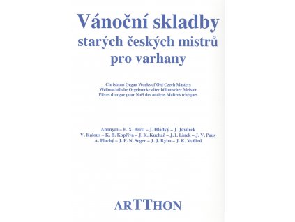 10852 vanocni skladby starych ceskych mistru pro varhany