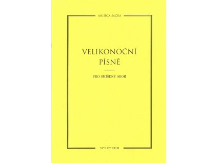 7639 velikonocni pisne pro smiseny sbor satb a cappella