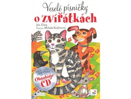 3064 vesele pisnicky o zviratkach cd zpev akordy