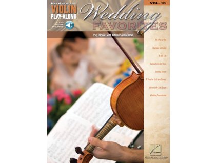 26029 violin play along 13 wedding favorites audio online