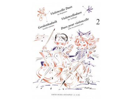 6547 violoncello duos 2 for beginners snadne skladby pro dve violoncella