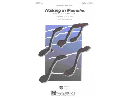 18844 walking in memphis satb
