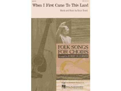 18892 when i first came to this land satb