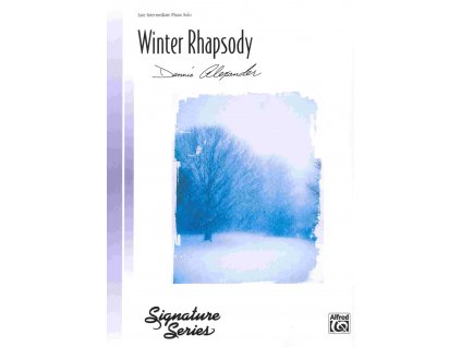 25099 winter rhapsody by dennis alexander piano solo