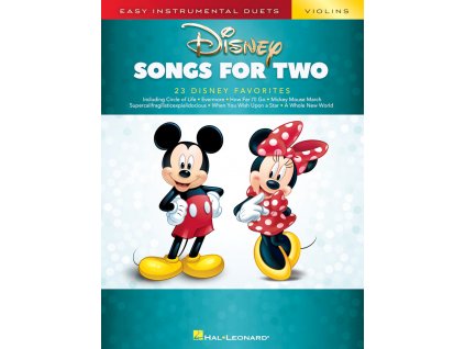 62893 disney songs for two housle snadne duety